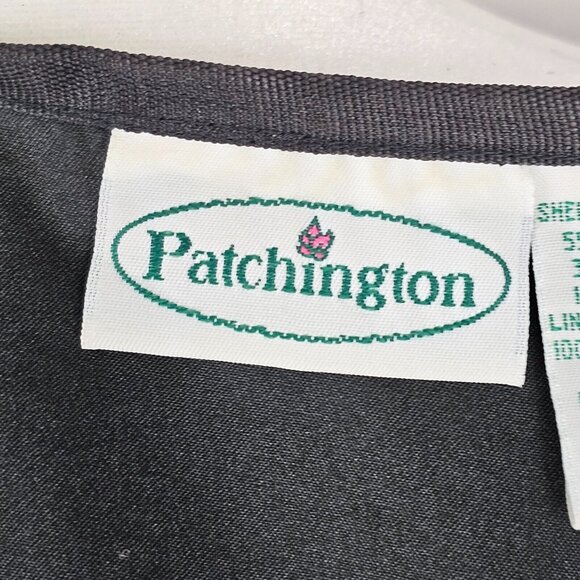 VTG Grandmacore Patchwork Retro Bold Abstract Cheetah Gold Black Cardigan S - Picture 13 of 15